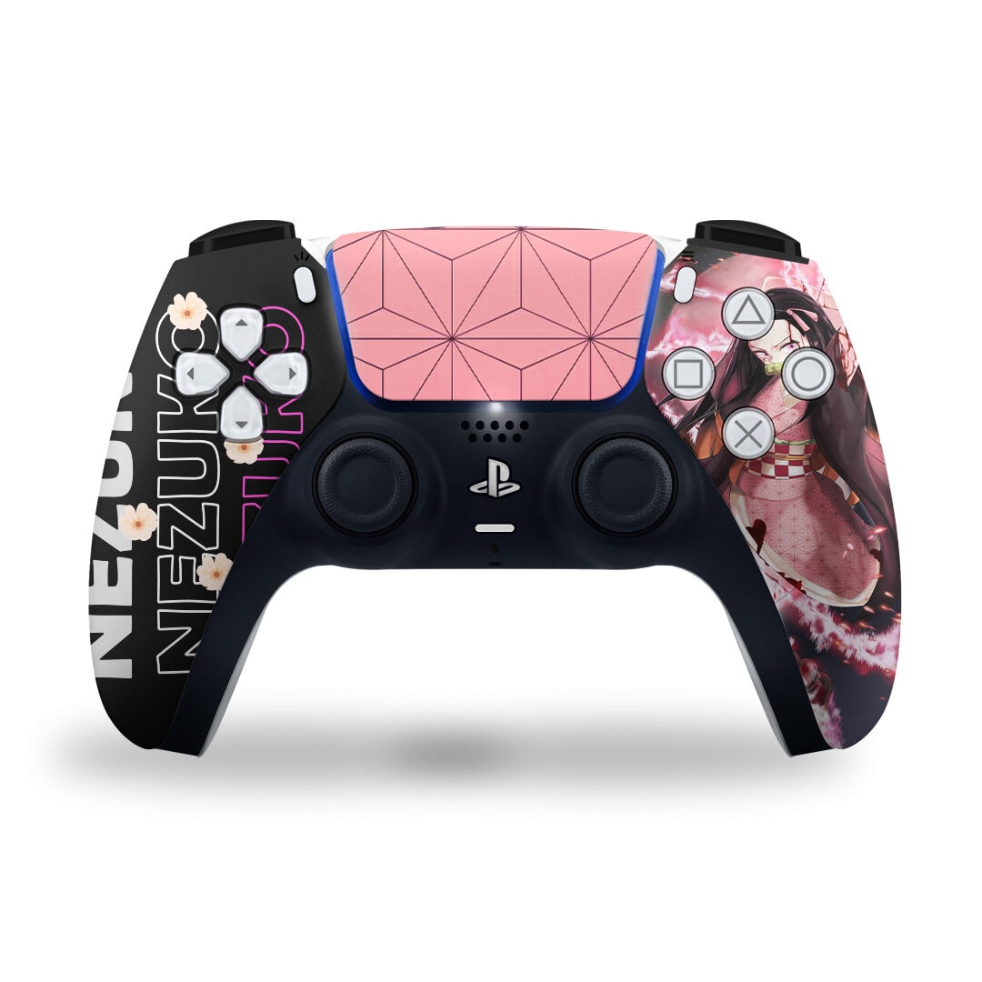 PS5 Nezuko Controller Skin 2x - controller skins