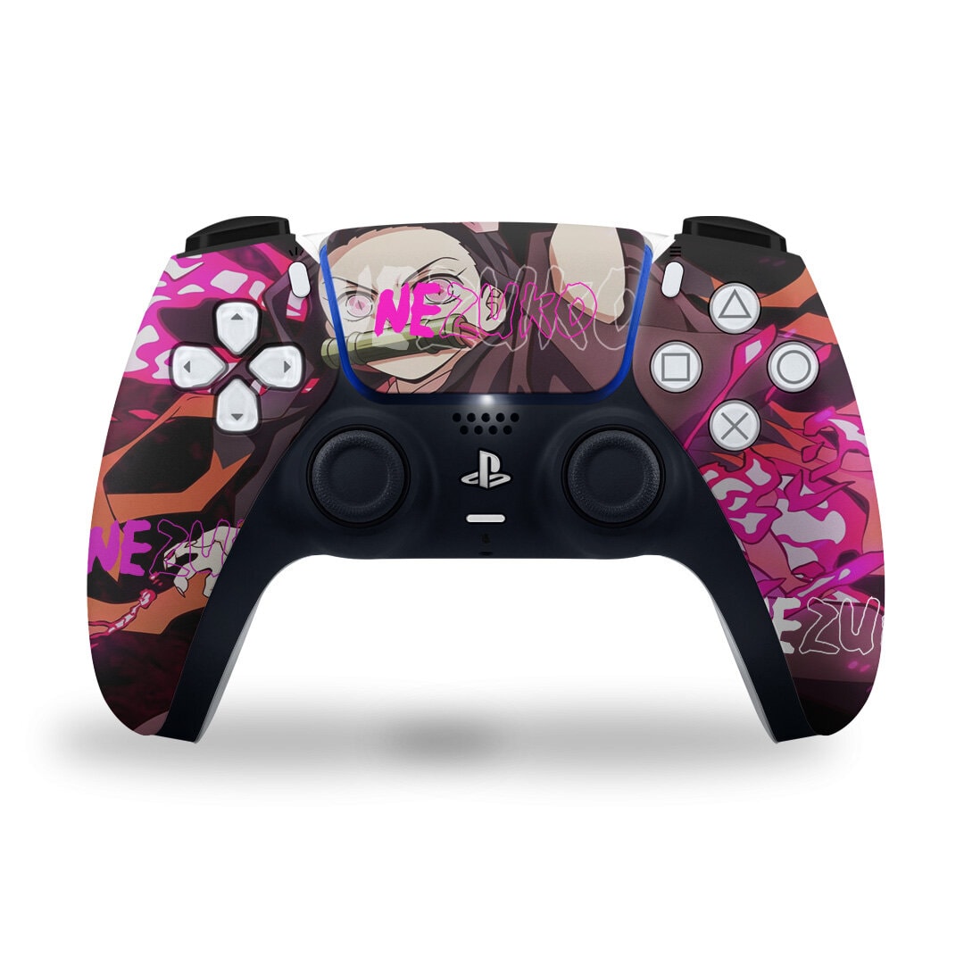 PS5 Nezuko Controller Skin 2x - controller skins