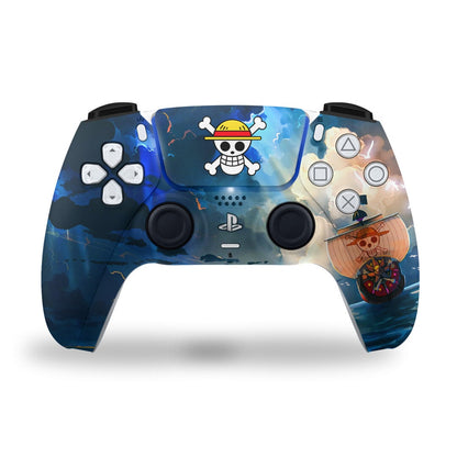 PS5 One Piece Thousand Sunny Controller Skin 2x - controller skins