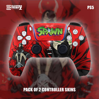 PS5 Spawn Mortal Kombat Controller Skins 2x - controller skins