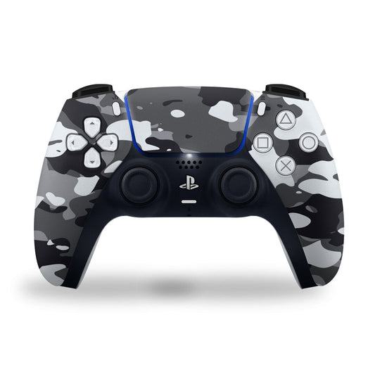 PS5 White Camouflag Controller Skin 2x - controller skins