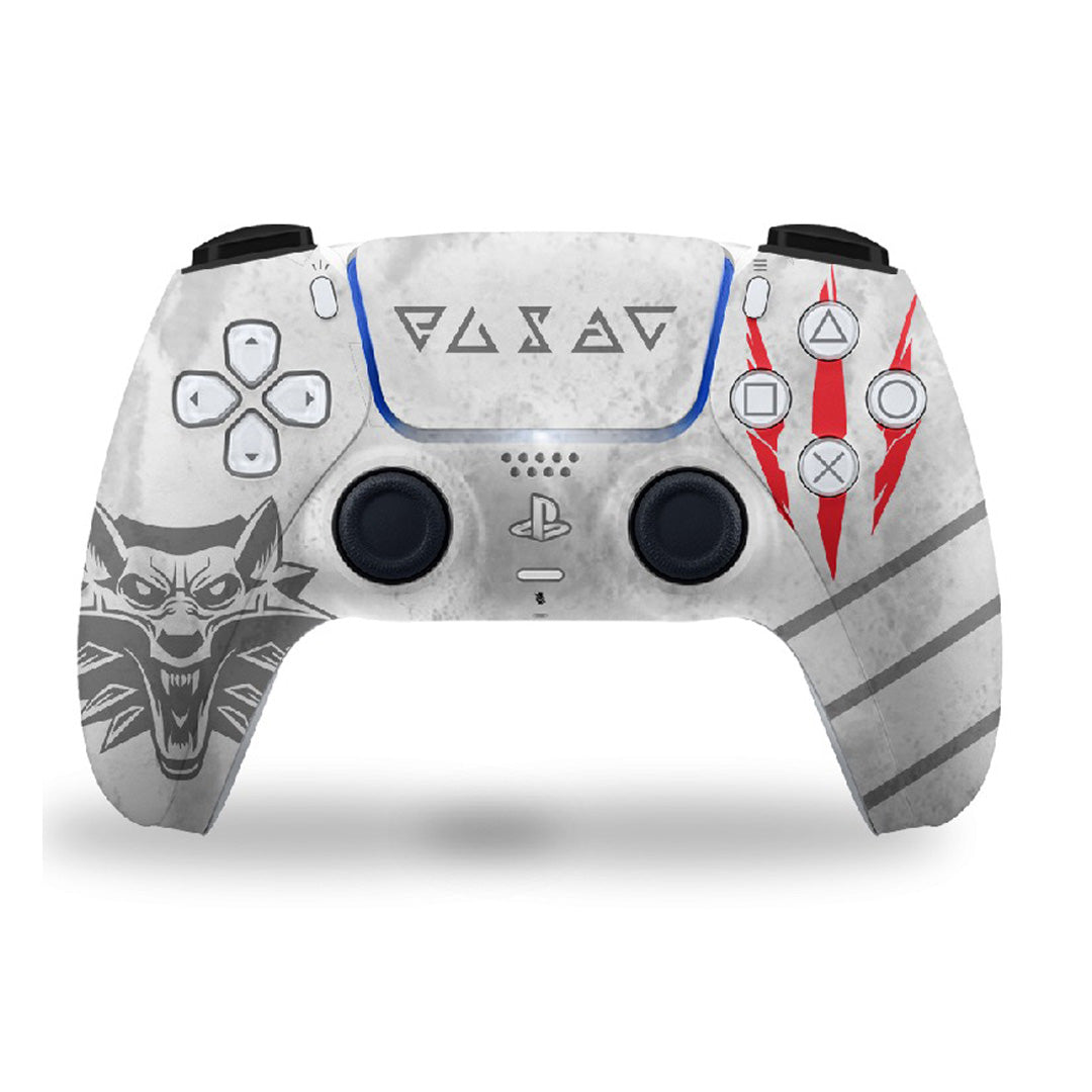 PS5 Witcher 3 controller skins 2x - controller skins