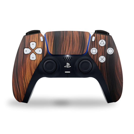 PS5 Wooden Controller Skin 2x - controller skins