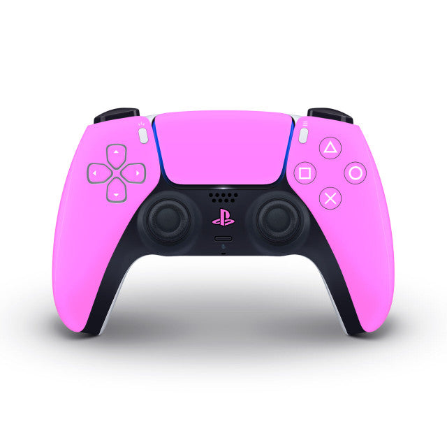 Pure Pink PS5 Controller Skin 2x - controller skins