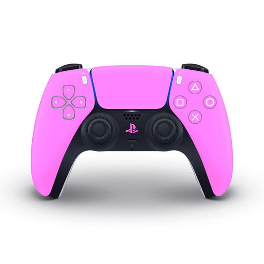 Pure Pink PS5 Controller Skin 2x - controller skins