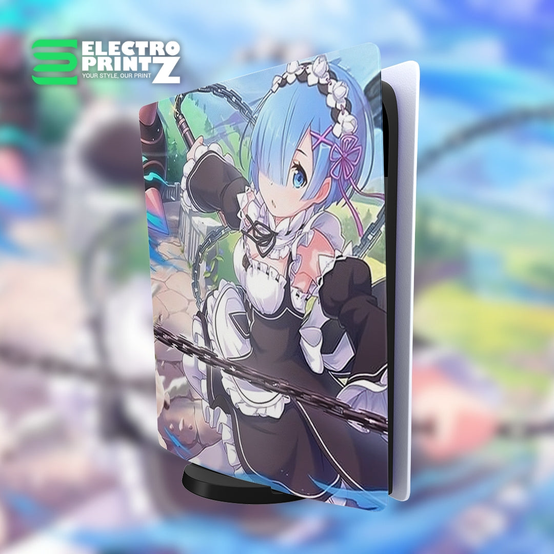 Rem from Re-Zero PS5 Console Skin - console skins