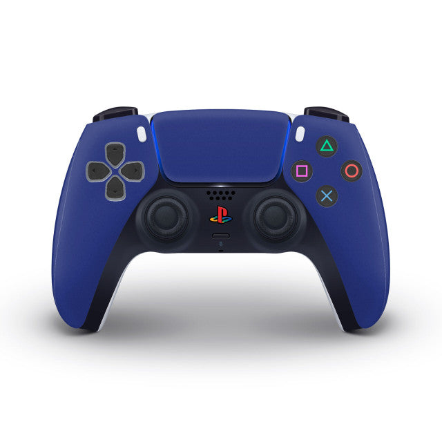 Retro Ps Blue PS5 Controller Skin - controller skins