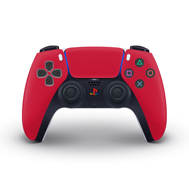 Retro Ps Red PS5 Controller Skin 2x - controller skins