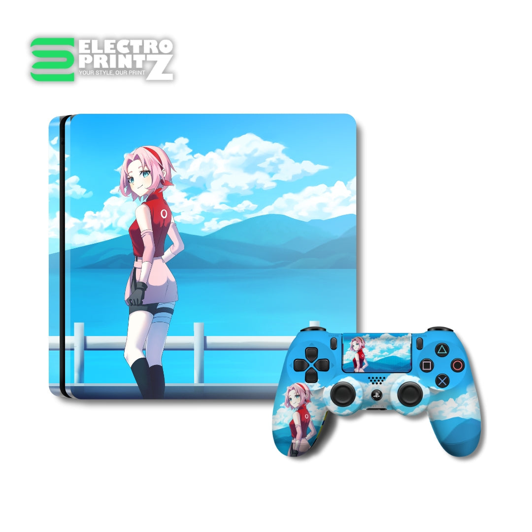 Sakura PS4 Combo Skins - console skins