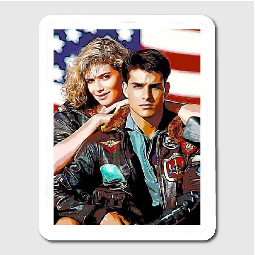 Top Gun Poster Sticker