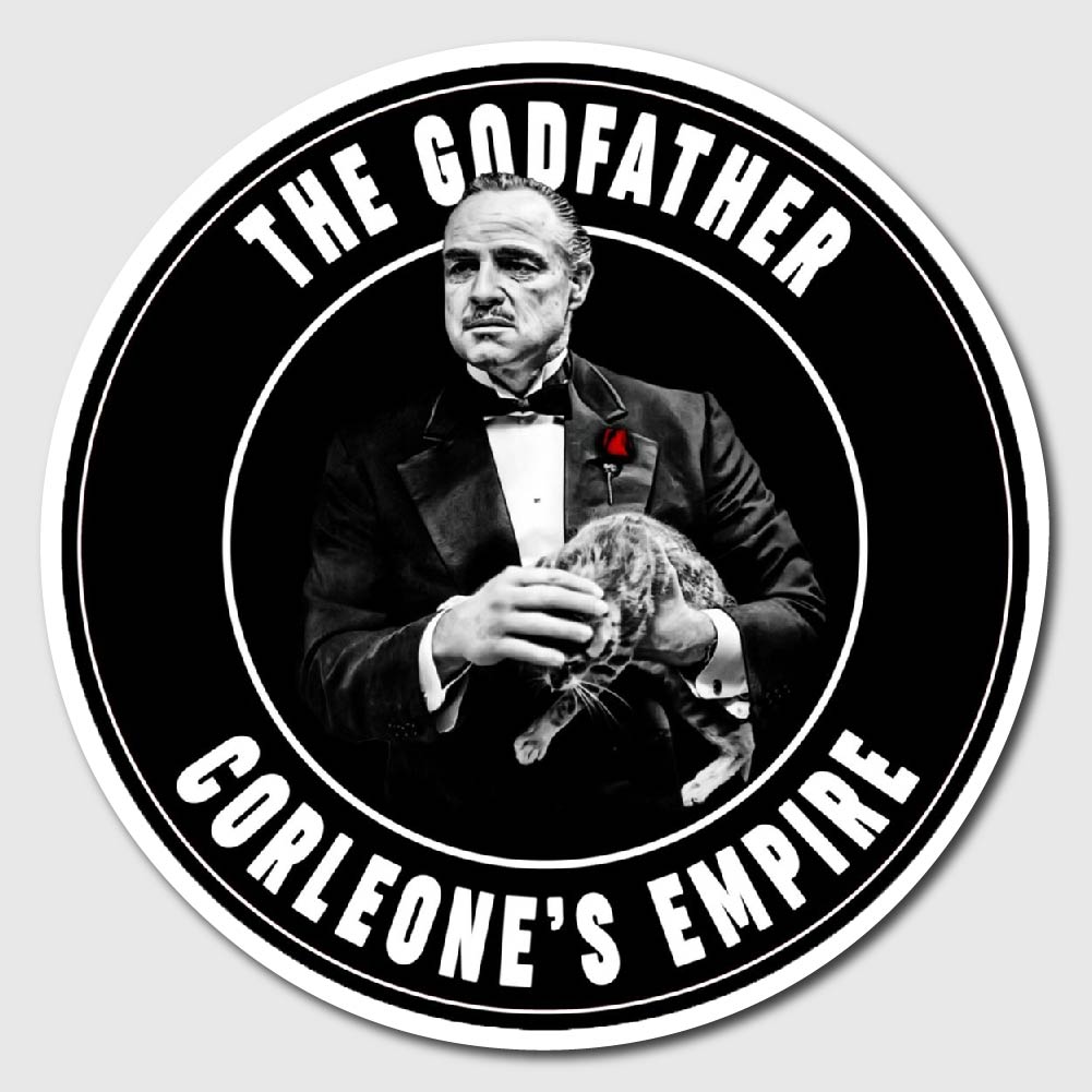 The Godfather Circle Sticker