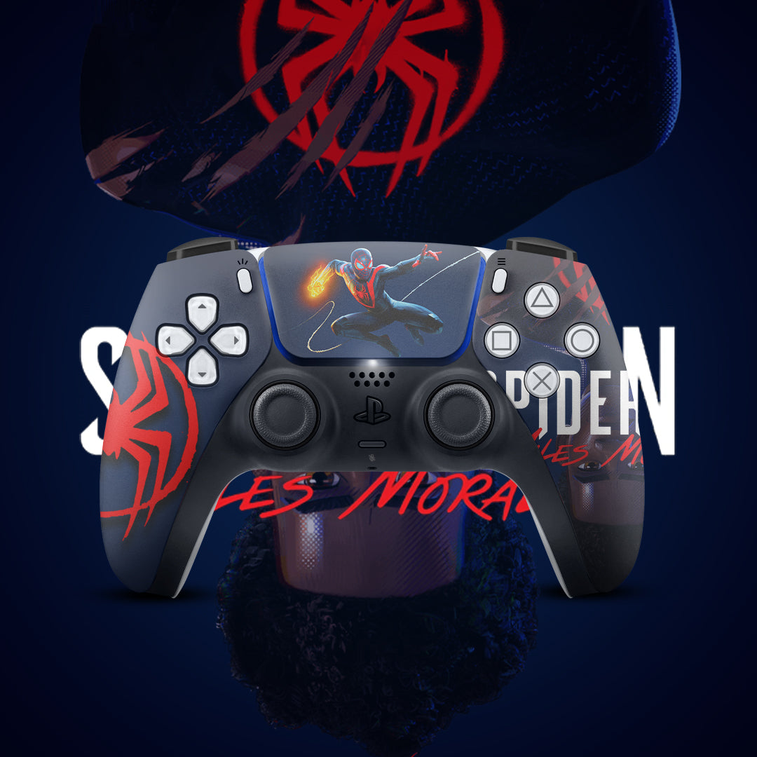 spiderman miles morales ps5 controller skin