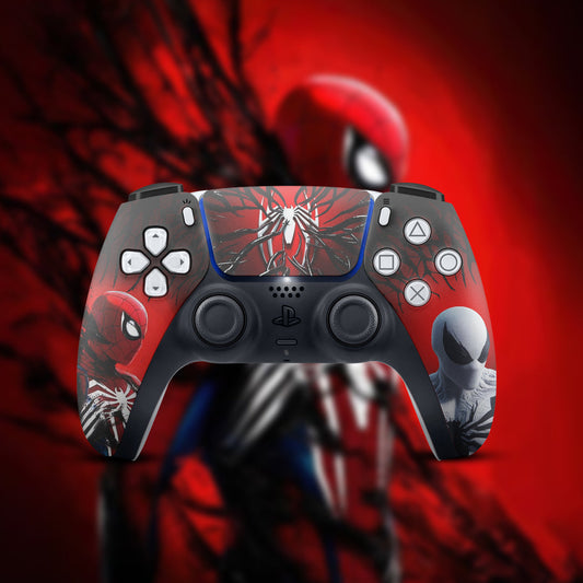 spiderman and venom controller skin for ps5