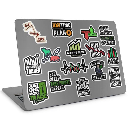 15 Stock Trading Sticker Pack