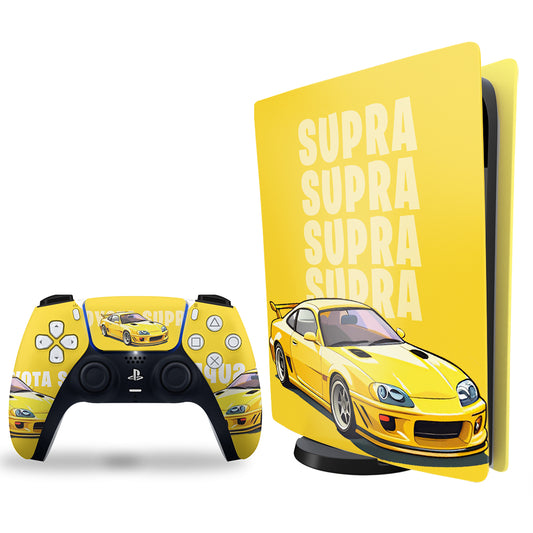 PS5 Supra Console and Controller skin combo 