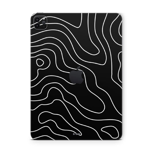 ipad pro skin - abstract topographic pattern