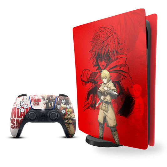 ps5 skins - vinland saga thorfinn console and controller skin