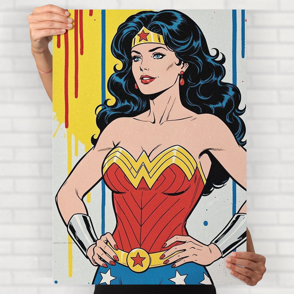wonder woman poster dc