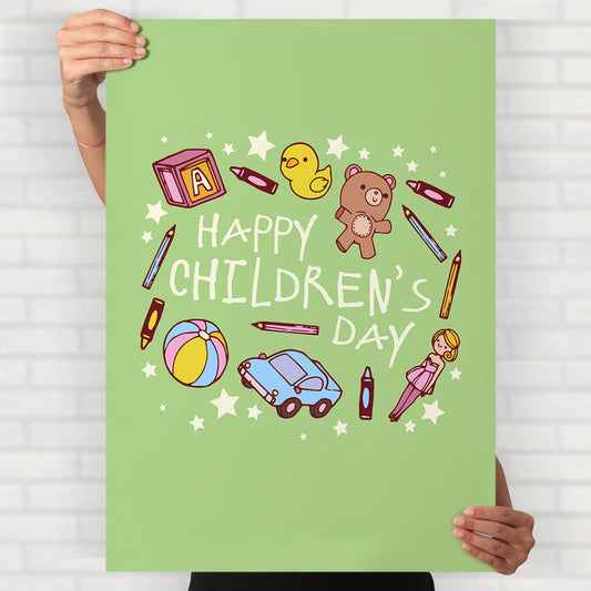 Happy Children's Day Poster